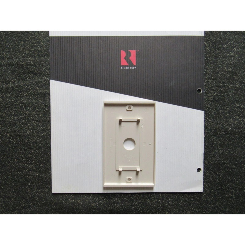 Russound Almond Russound Embossed 'R' Wall Plate for Impedance Series
