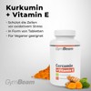 GymBeam GymBeam Kurkuma Kapseln mit Vitamin E C Kurkumin-Kapseln zur