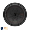 Kicker 48CWR124 CompR 12" Subwoofer, DVC, 4-ohm - Includes Speaker
