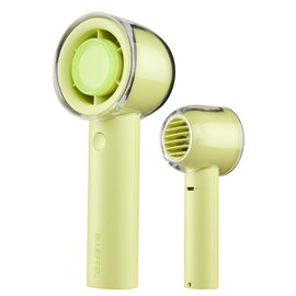 Bluefeel Portable Handheld Turbo Fan, 5-Speed Mini Personal Fan with Adjustable Turbo Mode, 16H Max Cooling Time, and 3000mAh USB Rechargeable Battery for Travel/Outdoor/Home/Office (Lime Green)