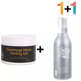 First Pick 아하 바하 필링젤 얼굴 페이셜 각질 셀프 [고마쥐필링젤 1개-오키나와머드폼 1개] AHA BHA Peeling Gel Facial Exfoliation Self [Gomaj Peel Gel 1 piece - Okinawa Mud Foam 1 piece]