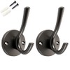 Coat Hooks Heavy Duty ZUONAI 2 Pack Towel Hooks for
