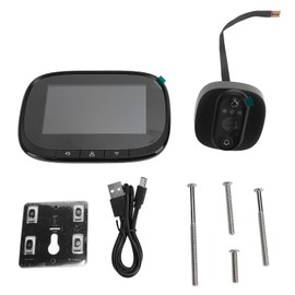 4.3in Peephole Camera 1080P 150 Degrees Wide Angle PIR Motion Detection Night Vision for Tuya APP Control for Home Security