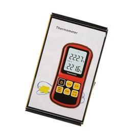 GM1312 Digital Thermometer Dual-channel Temperature Meter Tester for K/J/T/E/R/S/N Thermocouple with LCD Backlight