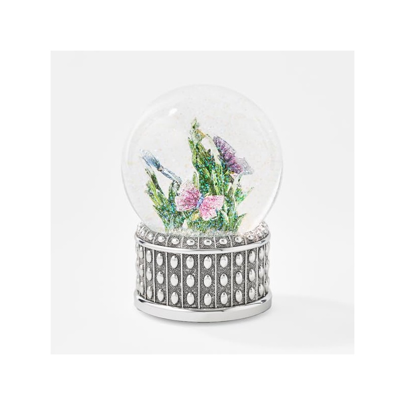 THINGS REMEMBERED Jeweled Butterfly Musical Snow Globe (Free Customization), Plays