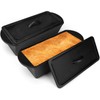 2 Pack Cast Iron Bread Pan with Lid 13x5 Inch,