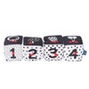 4pcs Baby Cloth Blocks Toy Letters Animals Learning Black White