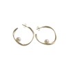 VingTAINE P1840 Points, Pearl, Hoop Earrings, Ring, Earrings, Casual, Mature