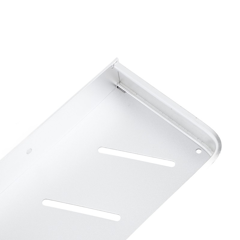 Bathroom Space Aluminum Shelf Bathroom Wall Mounted Drill Free Shelf