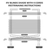 GGTE RV Pleated Shade Repair Kit with Wire Restring Tool,