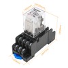 Weasch Electromagnetic Power Relay, HH54PL, AC 12V Coil, 4P4T 4NO