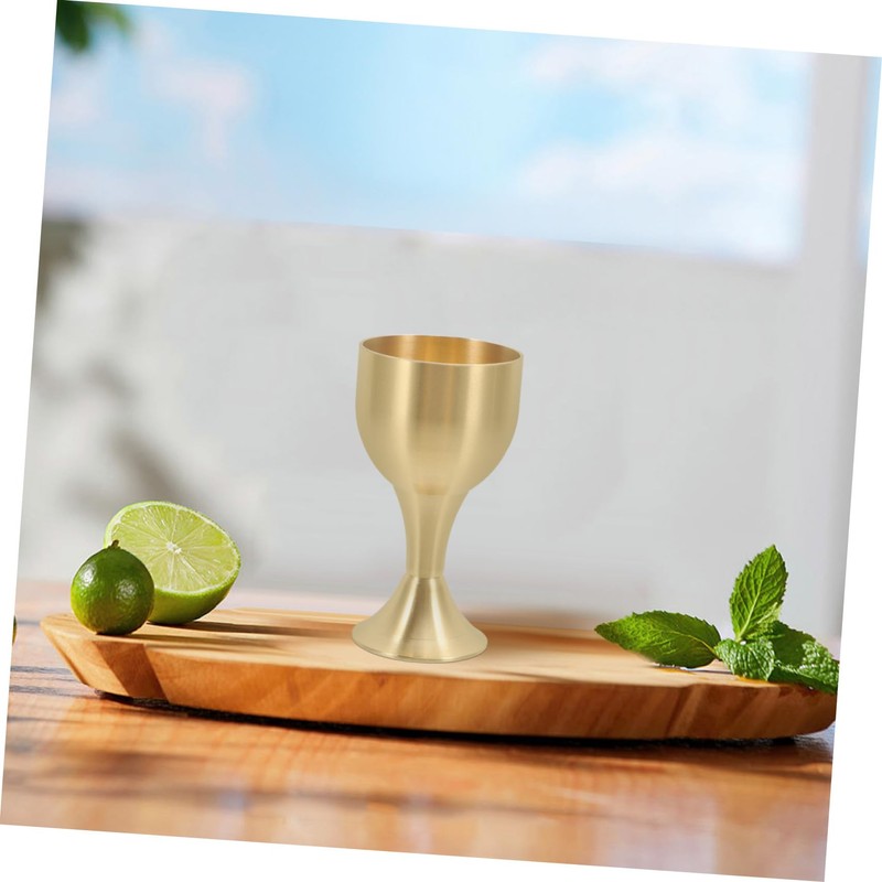 Ipetboom Cup Decorative Copper Alloy Goblet Multi Function Offering Cup