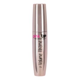 PINK UP Volume Xtreme Máscara De Pestañas indeleble Volumen y Longitud Efecto pestañas postizas A prueba de agua No deja grumos Modelo PKM01