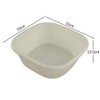 EudokkyNA 3-pack Plastic Wash Basin, 8 Quart Washing Up Bowl