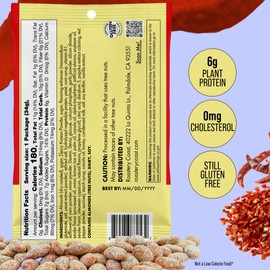 Roastery Coast - Korean Spicy Almonds 1.25 OZ | Sweet and Spicy Almond | Addictive food | Korean Food | Flavorful | After School Snack | Gluten Free | Plant Protein |Individually Packed | Office Snack