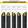 Metal Lathe Cutting Tools,5pcs 3/8'' Shank Carbide Metal Cutting Tool