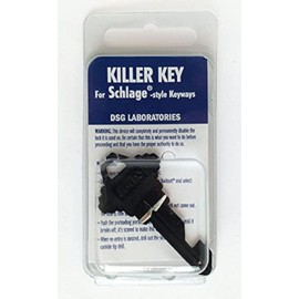 Shomer-Tec Killer Key for disabling Kwikset and Schlage Brand Locks Great for Landlords and Security (Schlage)
