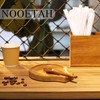 Acacia Wood Spoon Rest, Wooden Spoon Holder With Non Slip