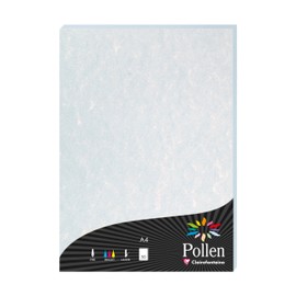 Clairefontaine 120010C Pack of 50 Sheets of Writing Paper Pollen, Marble Paper, Premium Quality, 120 g, DIN A4, 21 x 29.7 cm, Ideal for Invitations and Correspondence, Marble Blue, 1 Pack