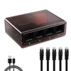 Gigabit Ethernet Splitter 1 to 4 with 5 Cat6 1M