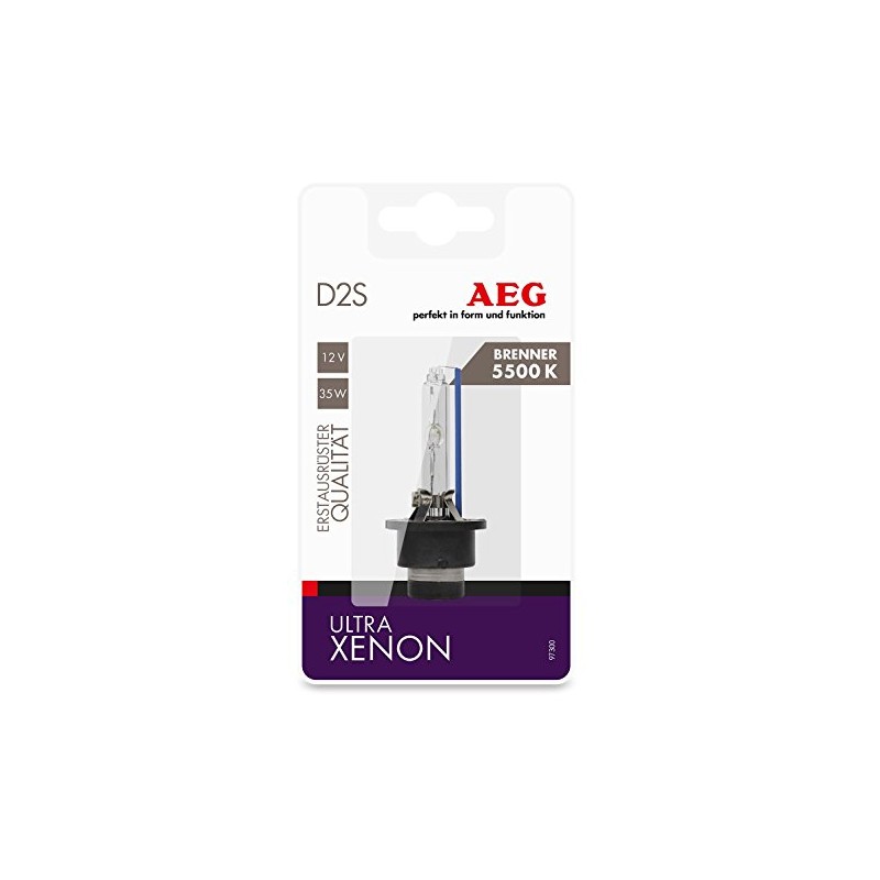 AEG Automotive 97300 Ultra Xenon Brenner D2S Intensiv-Blau 5500 K,