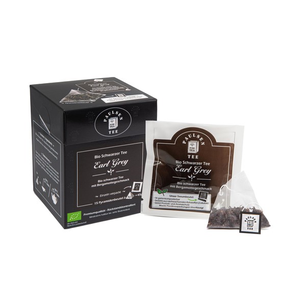 Organic Earl Grey 15 x 3 g, Individually Enveloped, Paulsen