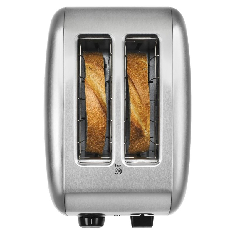 KitchenAid 2 Slice Manual Lift Toaster - KMT2115SX, Stainless Steel