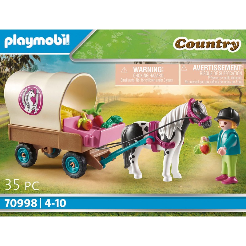 PLAYMOBIL Country 70998 Pony Carriage 4+ Years