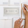 SHINEOFI A6 Binder Dividers with 5 Clear Pp Pocket Pages