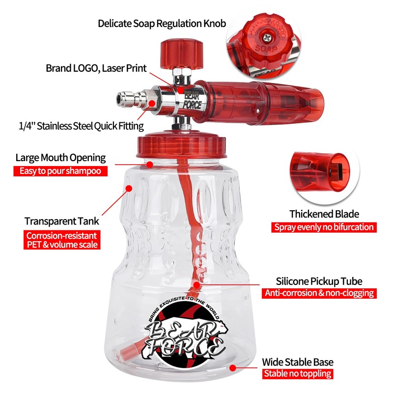 BEAR FORCE Pressure Washer Spray Gun Power Washer Short Gun