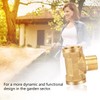 Nutmanel Brass T-piece 1/2 inch, brass T-piece, female thread/female thread,