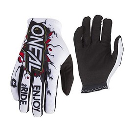 O'Neal Matrix Villain Mountain Bike Enduro MTB FR DH, 0388-VYouth Children's Cycling Gloves, white, l
