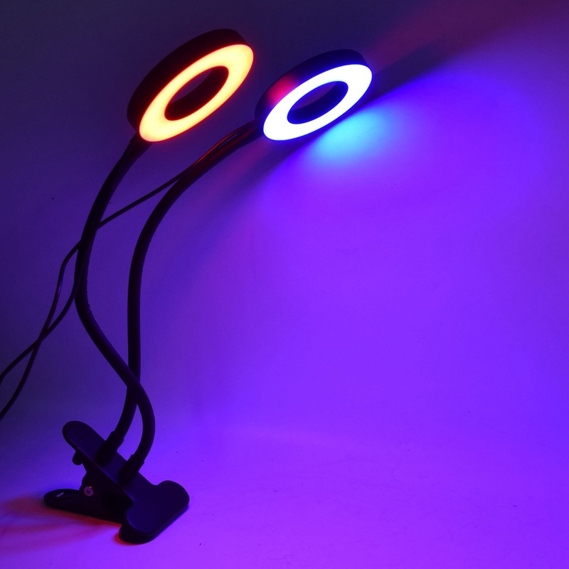 LED Grow Light DoubleEnd 360° Adjustable USB Powered Indoor Gooseneck