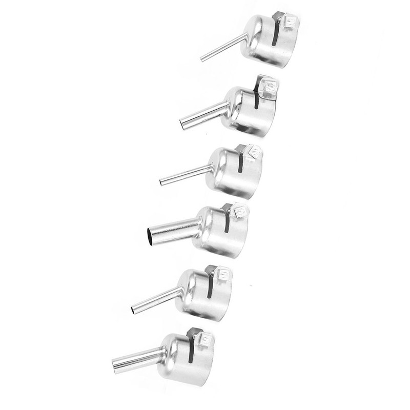 6Pcs Oblique Nozzle 850 for Hot Air Gun Soldering Desoldering