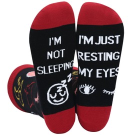 IRISGOD Funny Nerd Socks | Cool Stocking Stuffers | Holiday Gifts For Men and Women