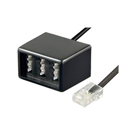RJ45 - TAE adapter RJ45 plug > TAE jacks TEL ADAP RJ45 - TAE NFN BLACK