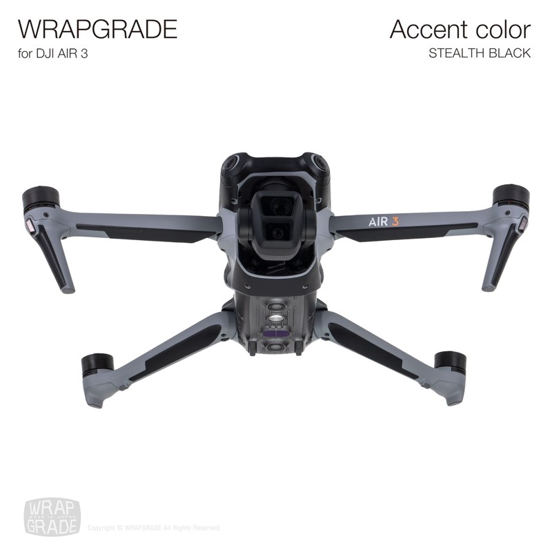 WRAPGRADE Skin Stickers Compatible with DJI Air 3 | Accent
