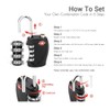CFMOUR TSA Suitcase Locks - 1, 2, 3, 4, 5,