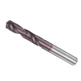 CoCud Solid Carbide Drill Bit, 5.4mm Diameter, AlTiSin Coated K45/P10 Tungsten Carbide Twist Drill Bits - (Applications: for Hardened Steel Stainless Steel Alloy), 1-Piece