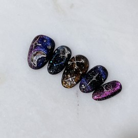 Which planet are you fromHandmade nail tips - Coffin / 어느별에서왔니수제네일팁 - 코핀