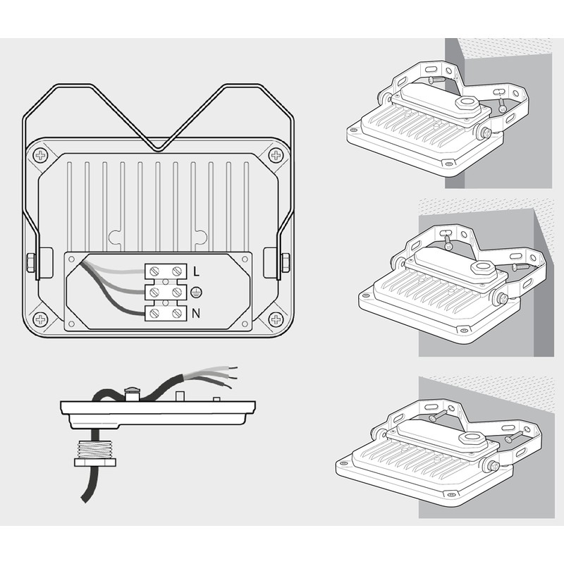 Northpoint 15 W LED Floodlight Outdoor 1500 Lumen IP65 Waterproof