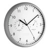TFA Dostmann Analogue wall clock with thermometer and hygrometer, 98.1072,