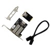 HINYSENO Mini PCI-E Dual Port 2 x SFP Ethernet 10/100/1000Mbps