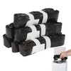 Automatic Trash Can Refill Bags 6 Rolls Black Trash Bags