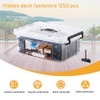 1250 PCS Hidden Deck Fasteners for Composite Decking Board,Composite Deck