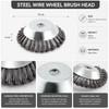 Steel Wire Weed Brush Trimmer Head for Garden Cleanup –