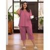 Heat Move Plus Size Pajamas Sets for Women 2 Piece