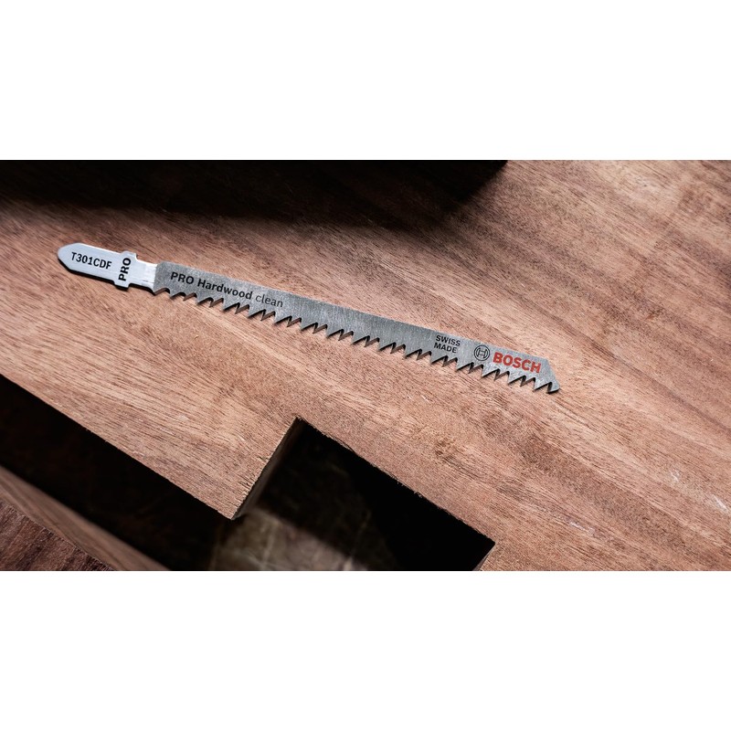 BOSCH T-301CDF 5 Piece Jigsaw Blade for Carpentry