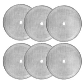 OVENTE 6 Pieces Mesh Replacement, Compatible with 20 Ounce Coffee French Press Brands, Universal Design of High-Grade Stainless-Steel Filter, ACPF7020S