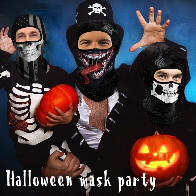 Obacle Balaclava Face Mask Men Women Ski Hunting Cycling (Wolf